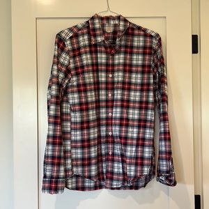 J.Crew Vintage Oxford Plaid Shirt